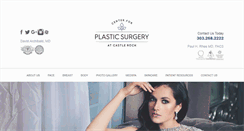 Desktop Screenshot of castlerocksurgery.com